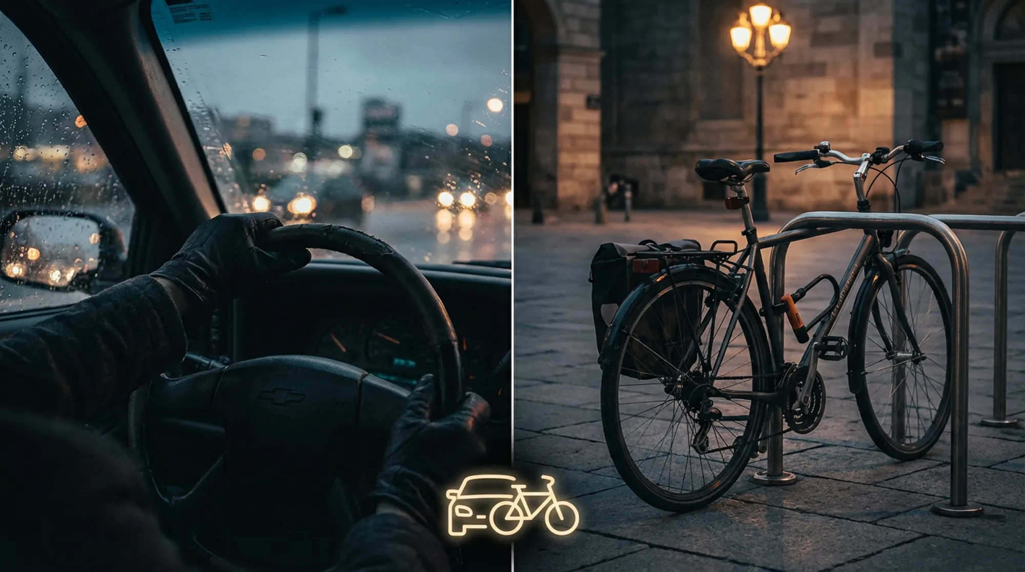 Scena łączonej mobilności — auto i inne środki transportu