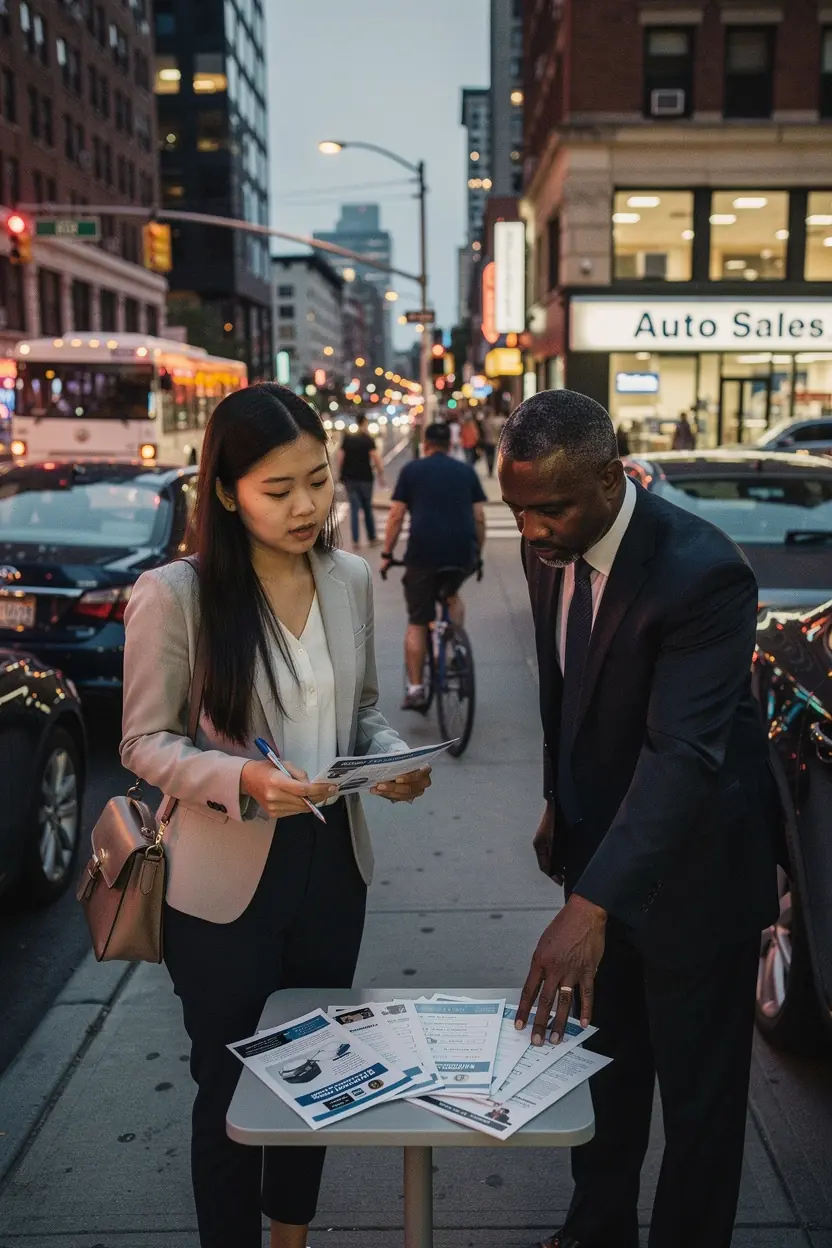 Демонстрация выгод разных полисов автострахования для жителей США.