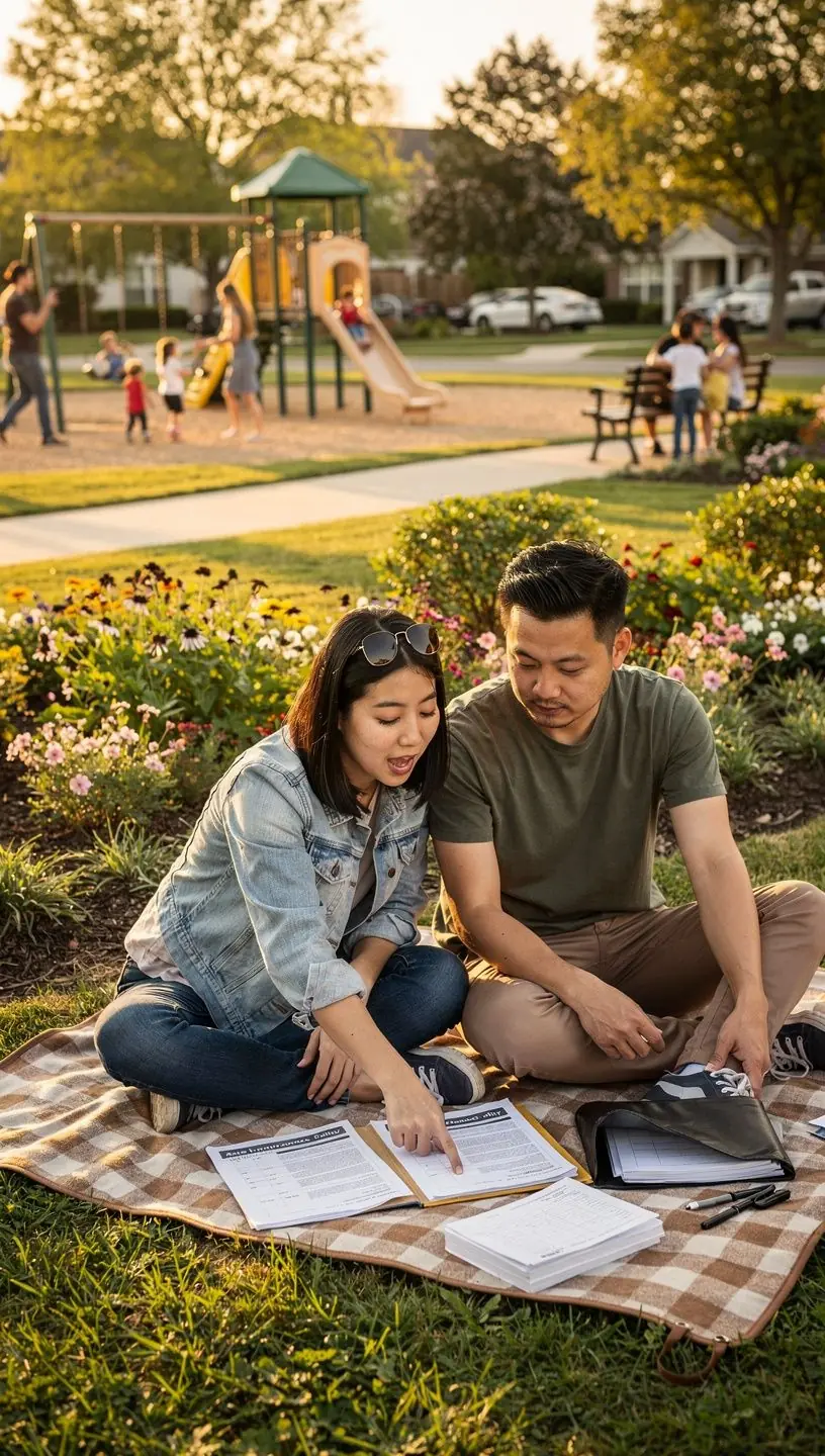 Иллюстрация процесса выбора автострахования для начинающих водителей.